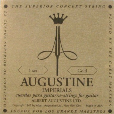 Augustine Imperial Gold MT Classical Guitar Strings, Full Set
