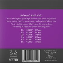 Augustine Regal Blue HT Classical Guitar Strings 3-Pack