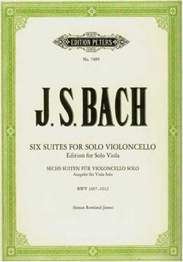 Bach | 6 Suites for violoncello BWV 1007-1012 for viola solo