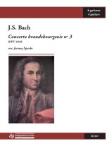 Bach | Concerto Brandebourgeois No. 3, Bwv 1048 for 4 guitars