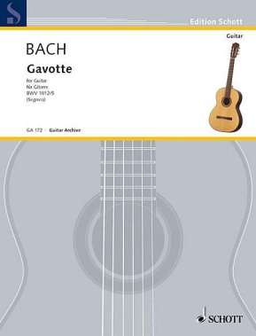 Bach | Gavotte in E Major, BWV1012 arr. Segovia for solo guitar