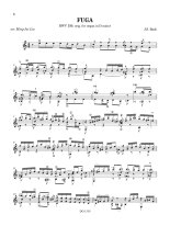 Bach | Praeludium and Fuga, BWV 539 for solo guitar