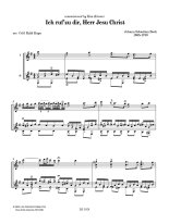 Bach arr. by Kaya | Ich ruf'zu dir, Herr Jesu Christ for 2 guitars