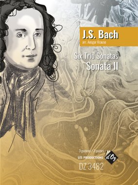 Bach arr. by Krause | Six Trio Sonatas, Sonata II for 3 guitars