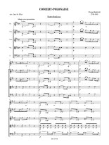 Bathioli arr. by de Kloe | Concert-Polonaise for guitar & string quartet