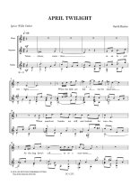 Baxter | April Twilight for chamber music with guitar for gtr flt & vc