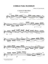 Beer-Demander | 9 obras para mandolin for solo mandolin