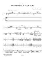 Beer-Demander | Dans les Jardins de Fakhr Al-Din for mandolin and piano