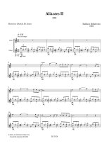 Bellafronte | Aliantes II for guitar and violin