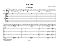 Bellafronte | For Five for guitar & string quartet
