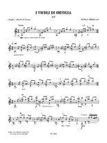 Bellafronte | Vicoli di Ortigia for solo guitar