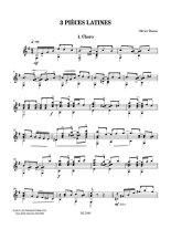 Bensa | 3 Pieces latines for solo guitar