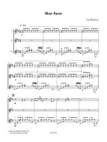 Bergeron | Slow Snow for 3 guitars