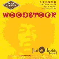 Black Diamond Jimi Hendrix JH0942N Nickel Wound Electric Extra Lt 9-42