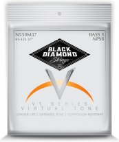Black Diamond N550M-37 Nickel Wound 5 String Bass Set 45-125