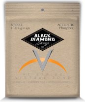 Black Diamond Phos Bronze Acoustic Guitar Strings N600LL Lt-Lt 11-52