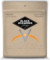 Black Diamond Phos Bronze Acoustic Guitar Strings N600M Med 13-56