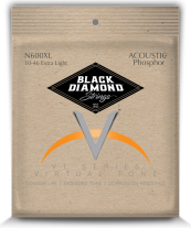Black Diamond Phos Bronze Acoustic Guitar Strings N600XL Ex Lt 10-46