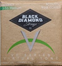Black Diamond Phosphor Bronze 92/8 Acoustic Guitar VCI Coated Med 13-56