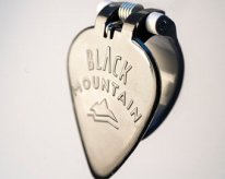 Black Mountain Spring Loaded Thumb Pick, Black Medium, Left Handed