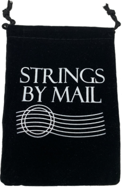 Black Velour Pouch with drawstring 4 x 5.5 inches