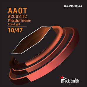BlackSmith Strings Acoustic Coated Phosphor Bronze, Extra Light, 10-47