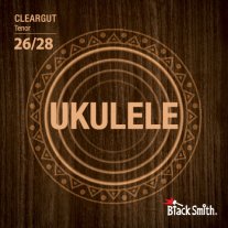 BlackSmith Strings CG-28T Ukulele Cleargut, Tenor, 26-28