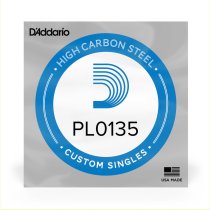 Blemished Sale Item - D'Addario PL0135 Plain Steel Ball End .0135 in. (.34 mm), Single