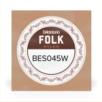 Blemished Sale Item | D'Addario Folk Nylon BES045W 6th string (E), normal tension .045