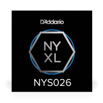 Blemished Sale Item | D'Addario NYXL High Carbon Plain Steel Guitar String .026