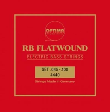 Blemished Sale Item | Optima 4440.L RB Flatwound Electric Bass Guitar Strings 45-100