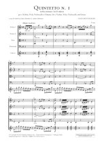 Boccherini | Quintet No. 1 in Dm G445 (score) for guitar & str quartet
