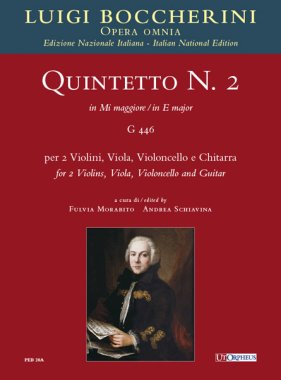 Boccherini | Quintet No. 2 in E G446 (score) for guitar & str quartet