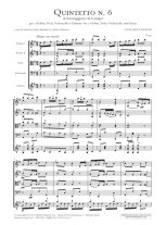Boccherini | Quintet No. 6 in G G450 (score) for guitar & str quartet
