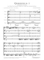 Boccherini | Quintet No. 7 in Em G451 (score) for guitar & str quartet