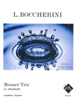 Boccherini arr. by Kindle | Menuet-Trio for 4 guitars