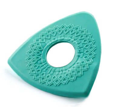 Bog Street Axe Blade Light Pick .5-1.5mm Teal, One Pick