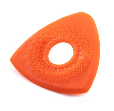 Bog Street Axe Cut Textured Pick .6-2mm Orange, One Pick
