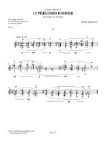 Bogdanovic | 12 Preludes d'hiver for solo guitar