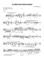 Bogdanovic | 12 Preludes printaniers for solo guitar