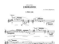 Bogdanovic | 3 Romances for solo guitar