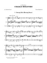 Bogdanovic | 6 Balkan Miniatures for violin, guitar, & violoncello