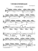 Bogdanovic | 7 Etudes d'intervalles for solo guitar