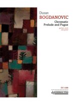 Bogdanovic | Chromatic Prelude and Fugue for solo guitar