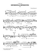 Bogdanovic | Diferencias Diferentes for solo guitar