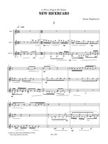 Bogdanovic | New Ricercars for 2 guitars and flute