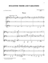 Bogdanovic arr. by Ivanov | Byzantine theme and variations for 3 guitars