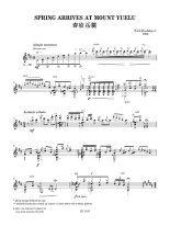 Boshikyov | Spring Arrives at Mount Yuelu for solo guitar