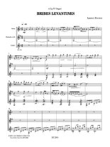 Boutros | Bribes levantines for guitar, clarinet & violin