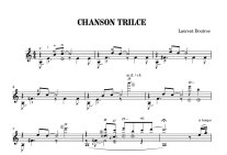 Boutros | Chanson Trilce for solo guitar